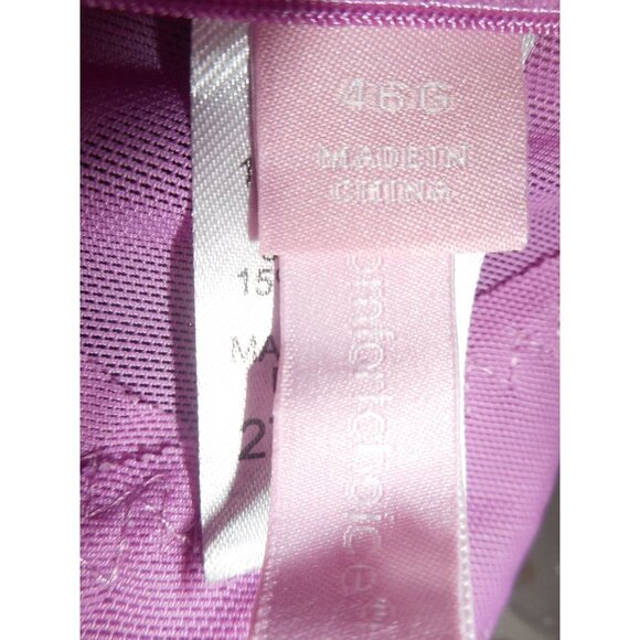 NIB Purple Lilac Front Close Wireless Posture Bra Lace 46G Woman Within - Picture 3 of 9